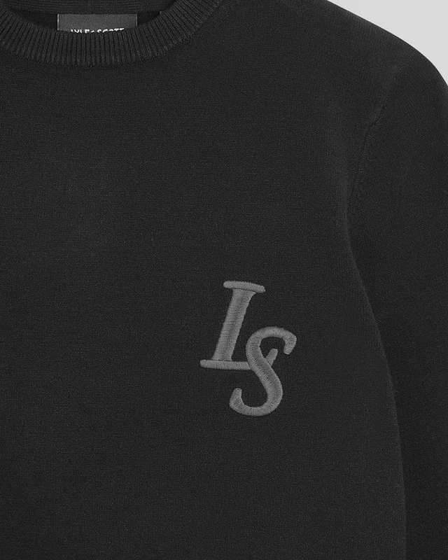 L&S Monogram Crew Neck Jumper
