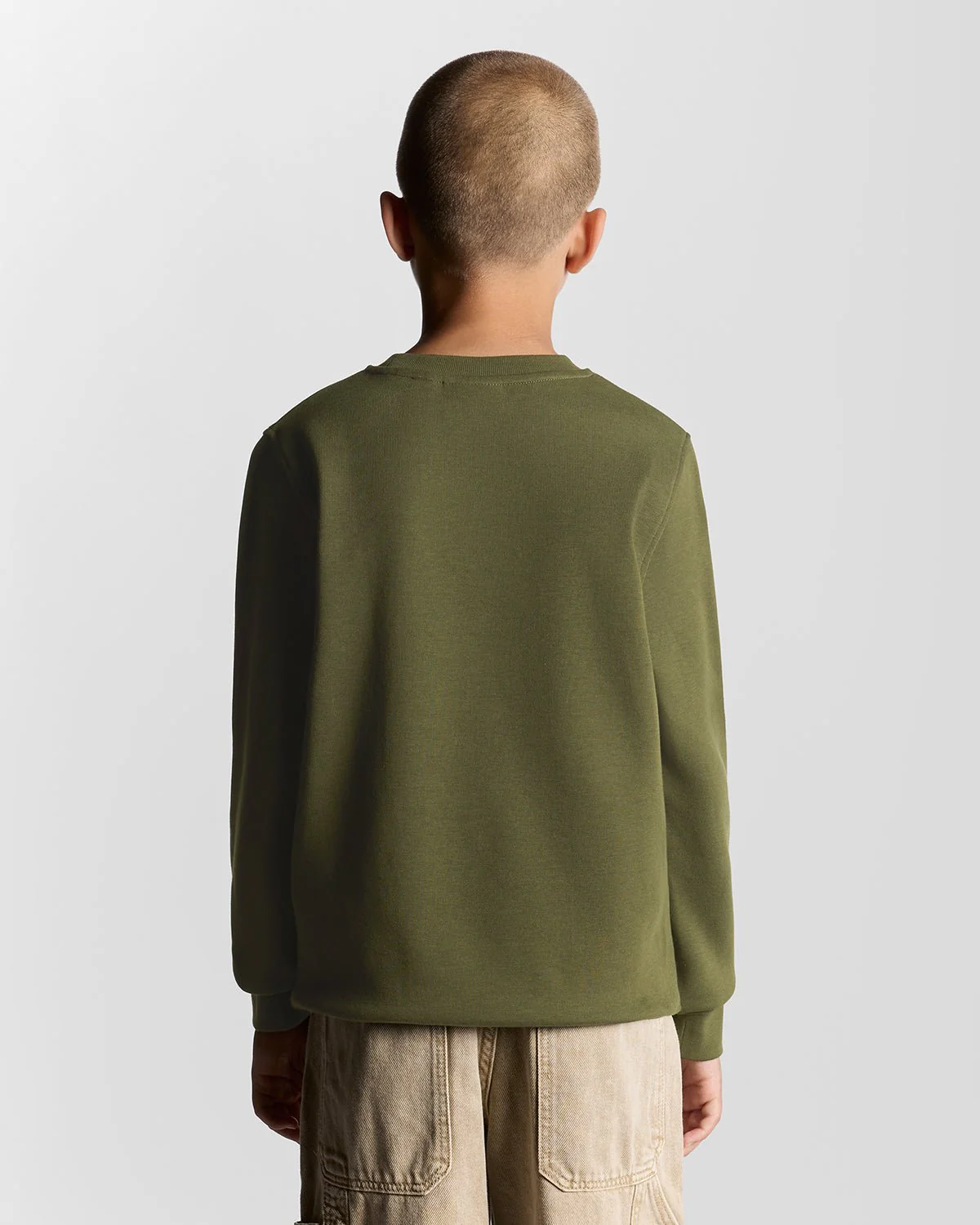 Embossed Eagle Crew Neck Sweatshirt