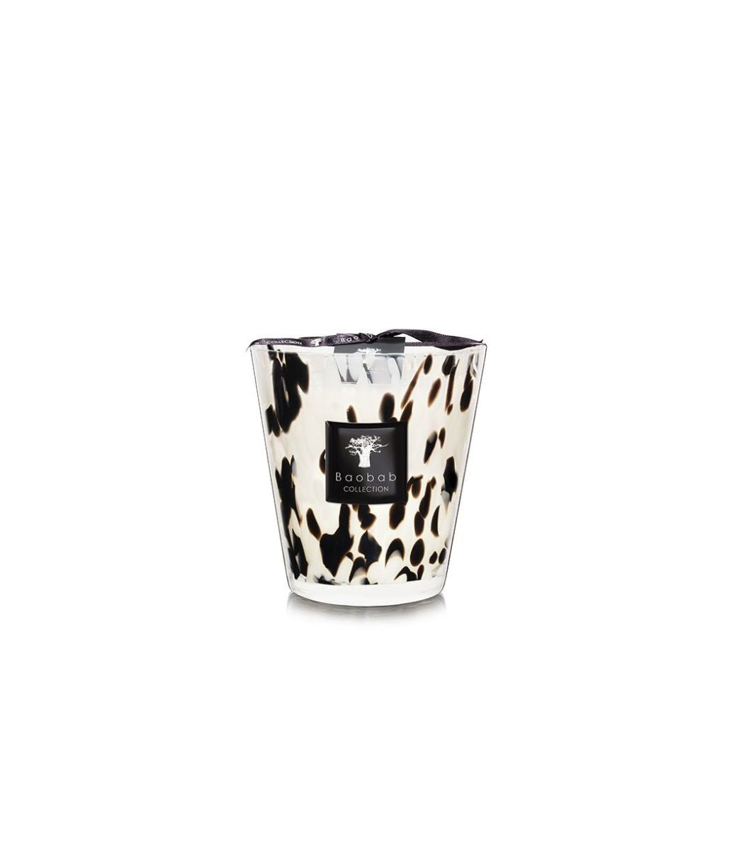 SCENTED CANDLE PEARLS BLACK