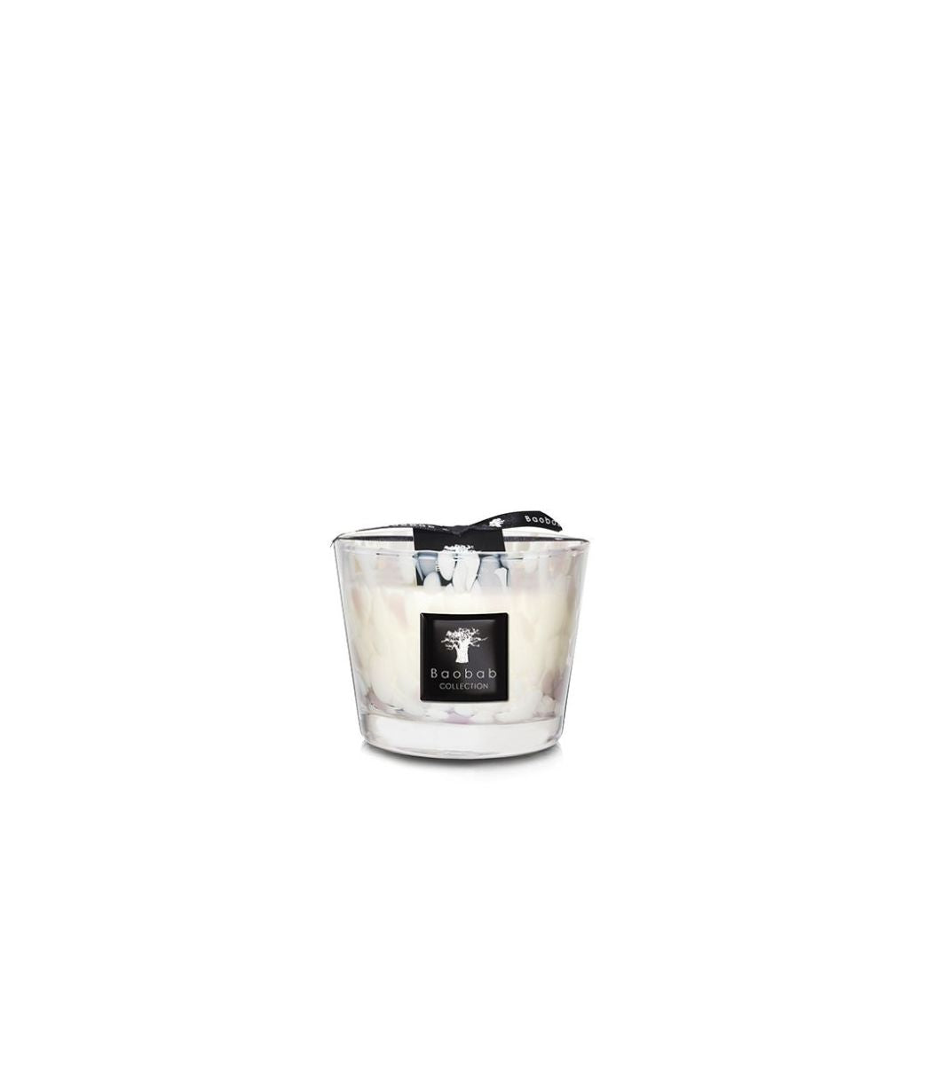 SCENTED CANDLE WHITE PEARLS