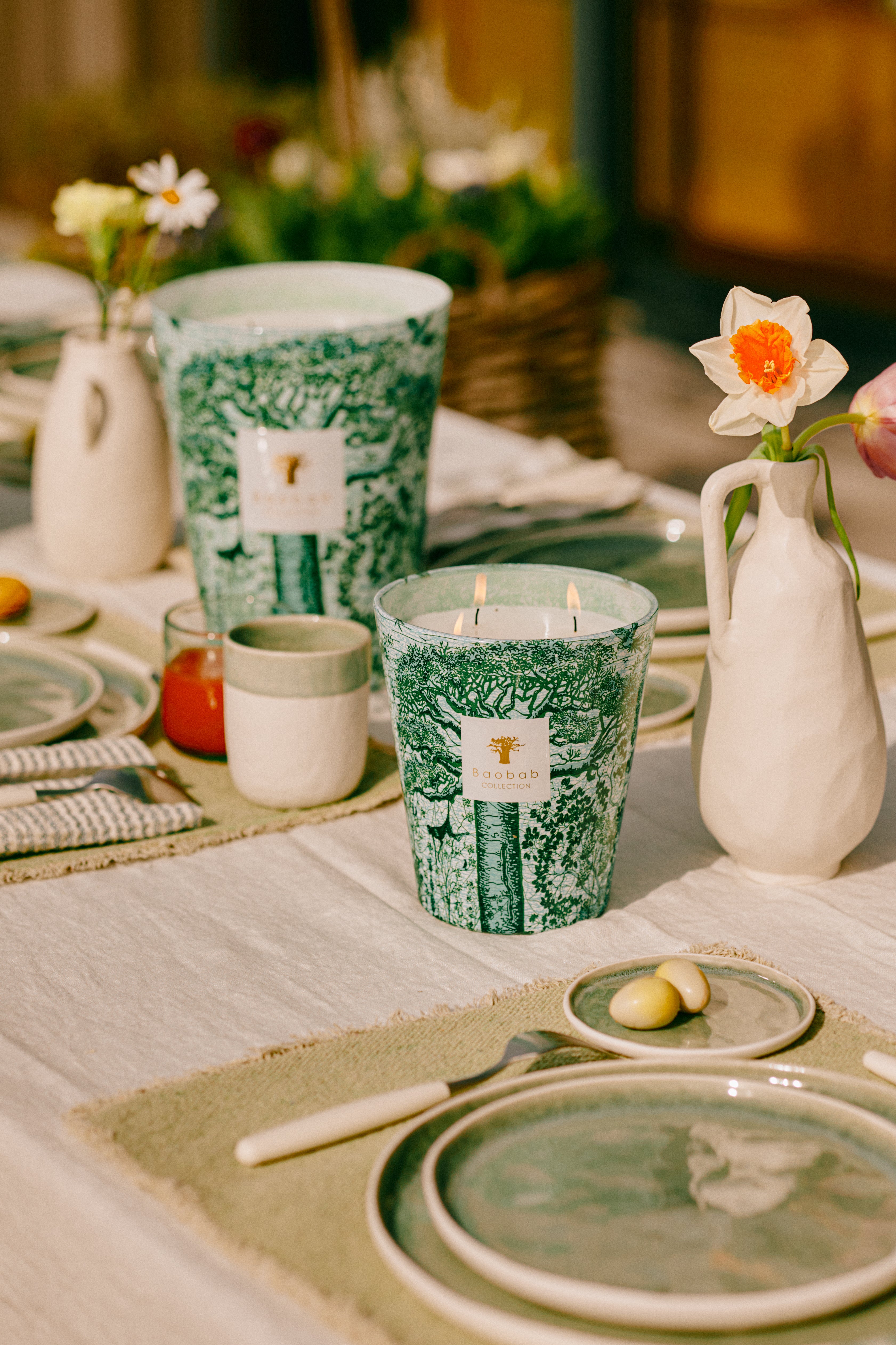 SCENTED CANDLE SACRED TREES KAMALO