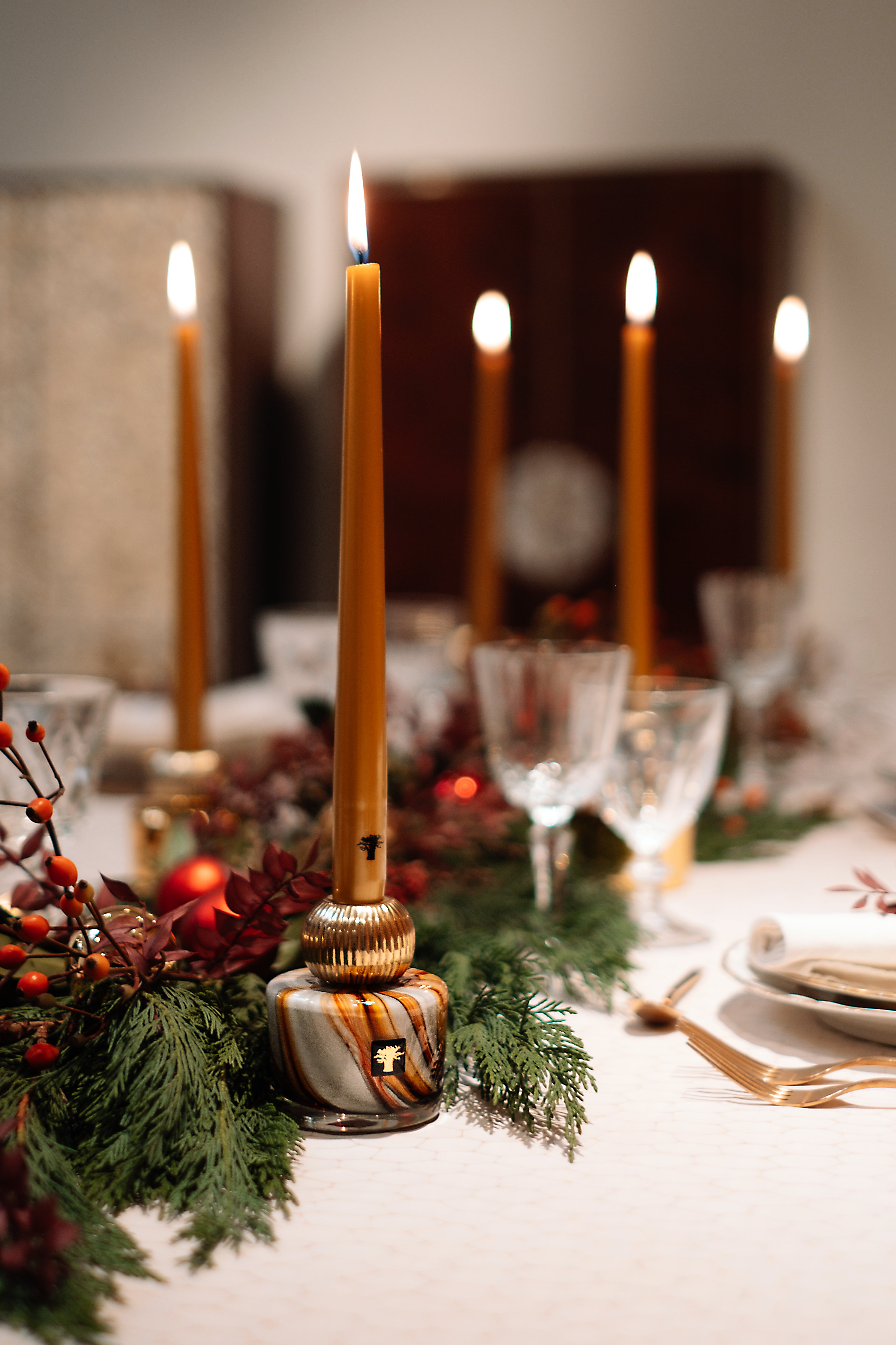 CANDLE HOLDER TWINS NIRVANA BLISS