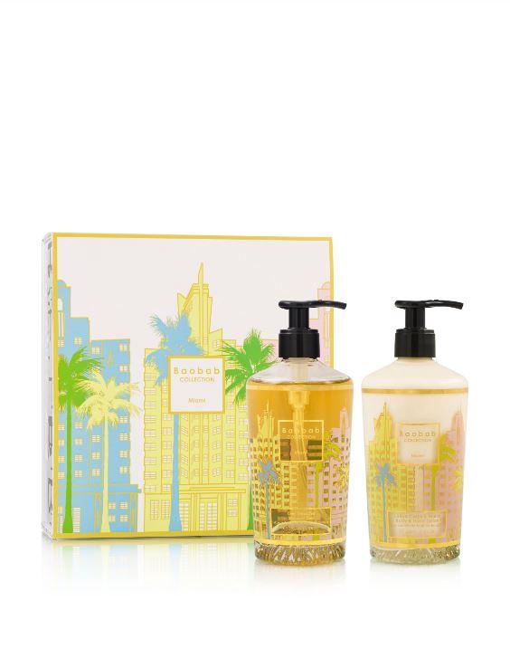GIFT BOX MIAMI BODY & HAND LOTION AND HAND WASH GEL