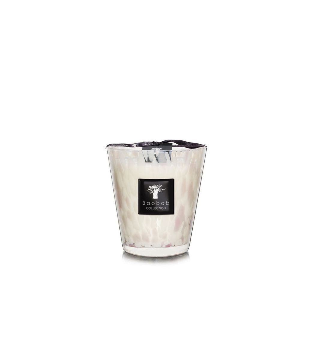 SCENTED CANDLE WHITE PEARLS