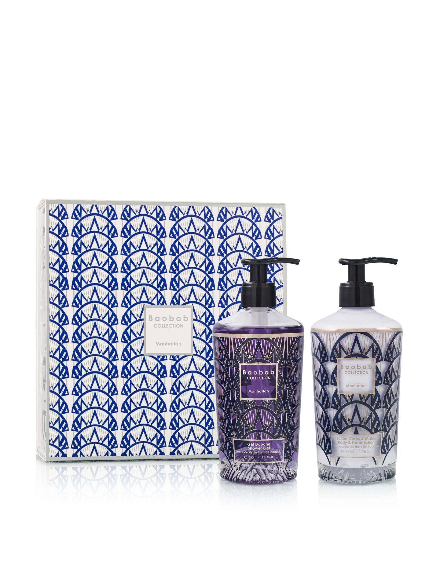 GIFT BOX MANHATTAN BODY & HAND LOTION AND SHOWER GEL
