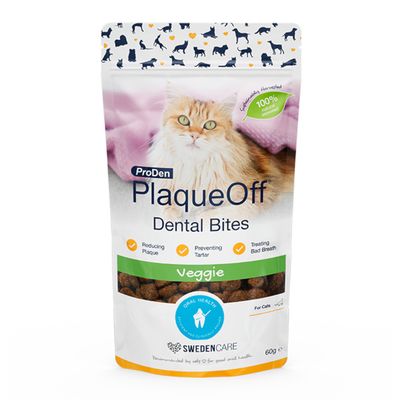 ProDen PlaqueOff Dental Bites for Cats Salmon (60g)