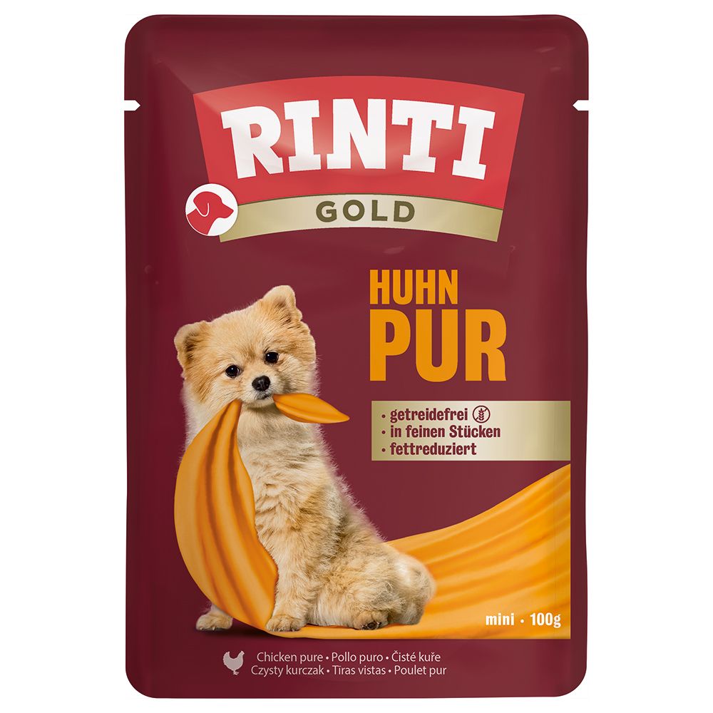 RINTI Gold 10 x 100 g Pure chicken