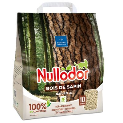 Nullodor Cat Litter Bois De Sapin 10 l