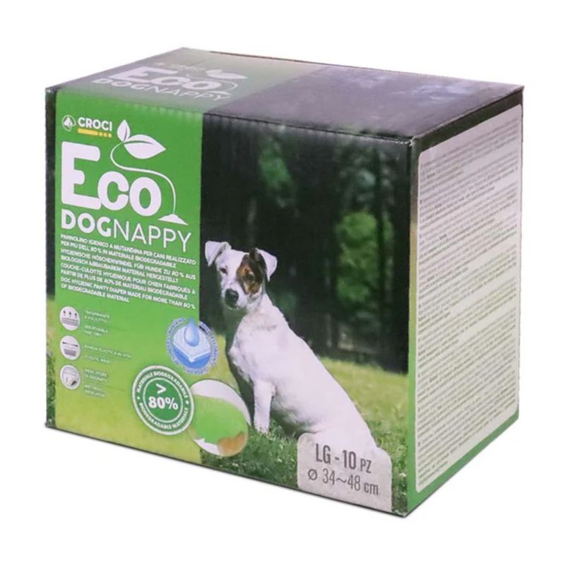 Croci Nappy Eco Dog Nappies Size S: 30 - 39cm, 14 nappies