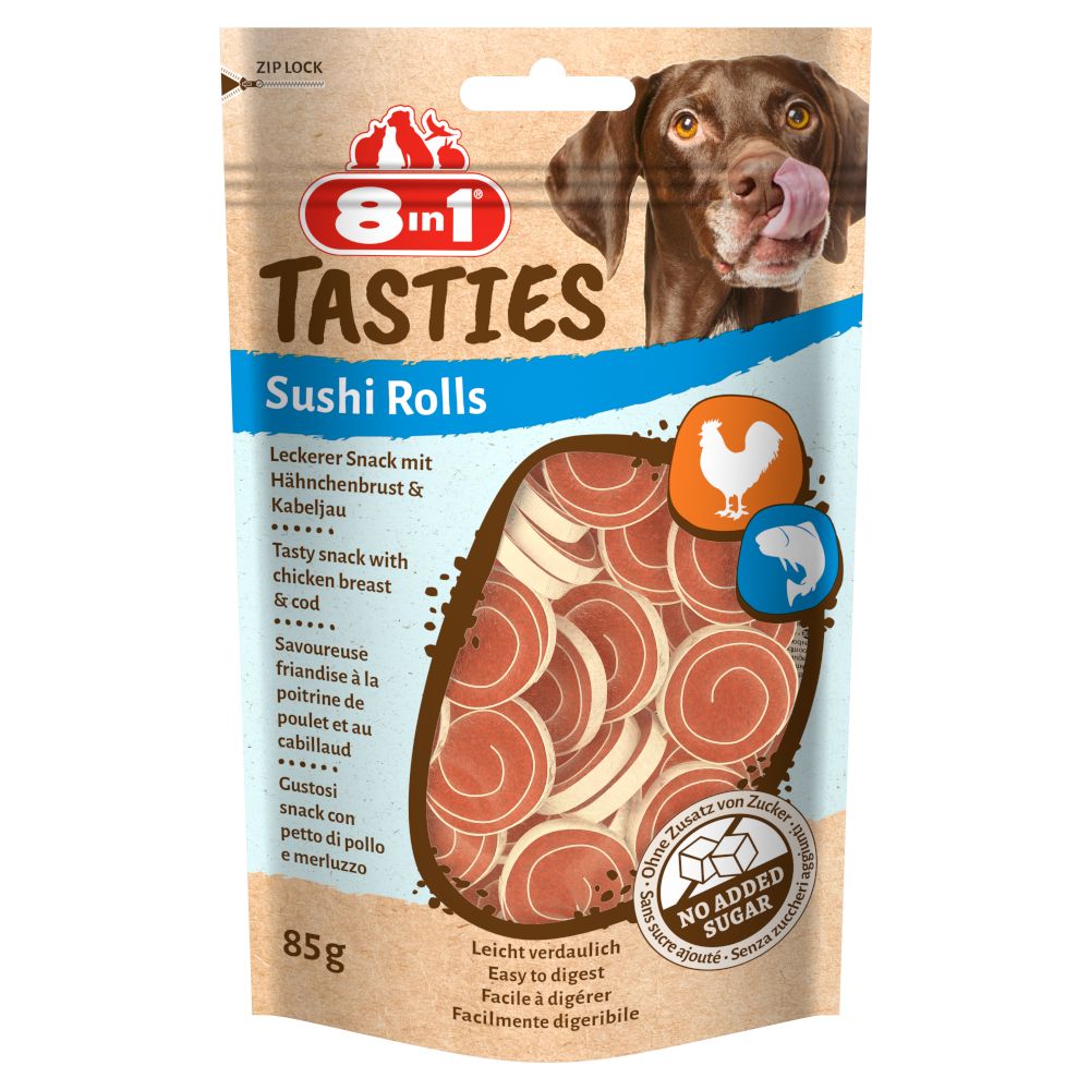 8in1 Tasties Sushi Rolls Chicken 85g