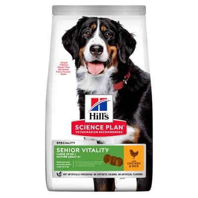 Hill’s Science Plan Adult 6+ Senior Vitality Large Breed with Chicken 14kg
