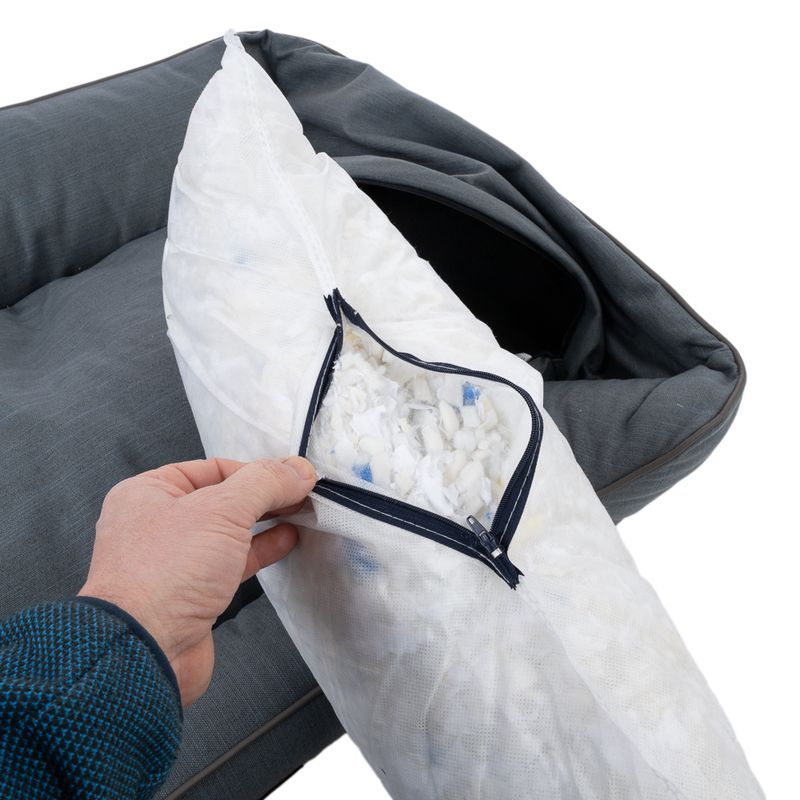 Modern Living Skara Dog Bed - Dark Grey Size M: 100 x 70 x 21 cm (L x W x H)