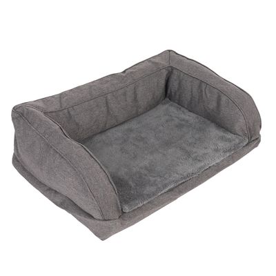 Orthopedic dog sofa grey Replacement cover, dark gray, size L