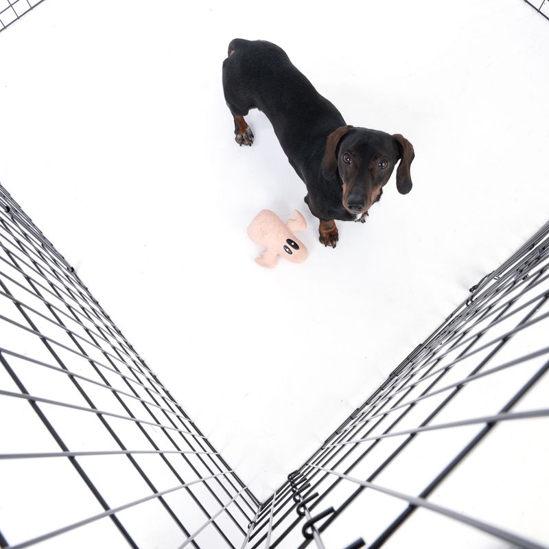 TIAKI High Metal Puppy Pen 8 panels each 61 x 106cm (W x H)