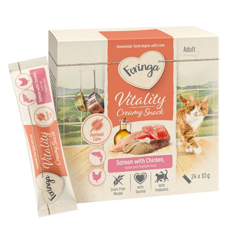 Feringa Vitality Creamy Snacks Chicken (12 x 10g)