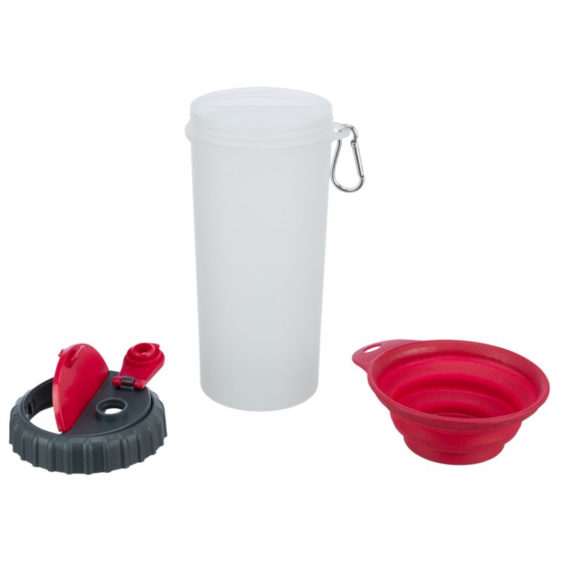 Trixie Food and Water Container 2 x 350ml, 11cm diameter x 23cm (H)