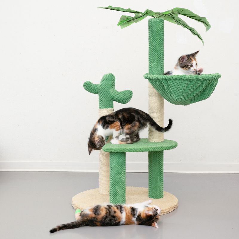 TIAKI Nature Green Desert Scratching Post Green/Brown