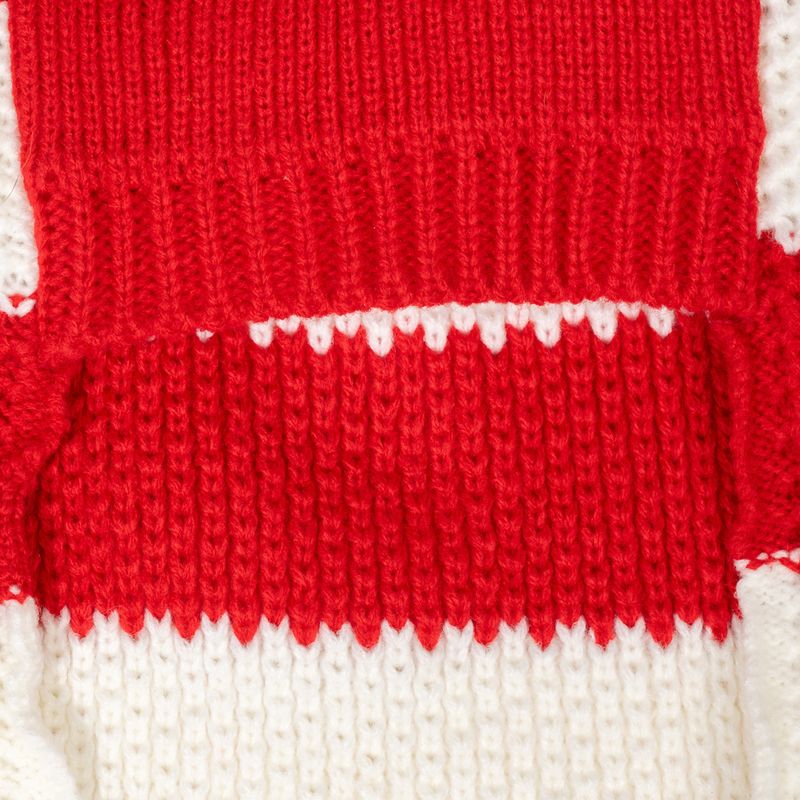 TIAKI Red Striped Jumper for Dogs Size M: approx. 30.5cm Back Length