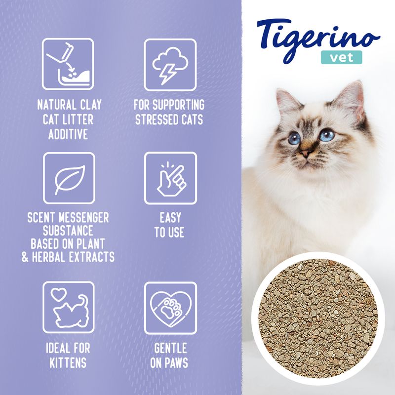 Tigerino Vet cat litter additive - Relax & Support 700g