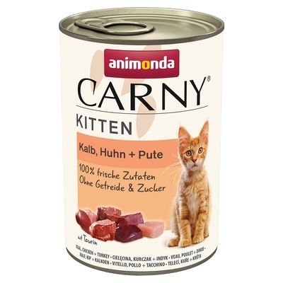 animonda Carny Kitten Saver Pack 24 x 400g Poultry & Beef