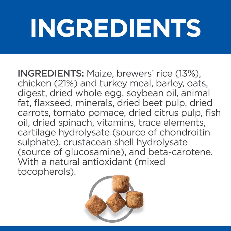 Hill’s Science Plan Adult 6+ Senior Vitality Large Breed with Chicken 14kg