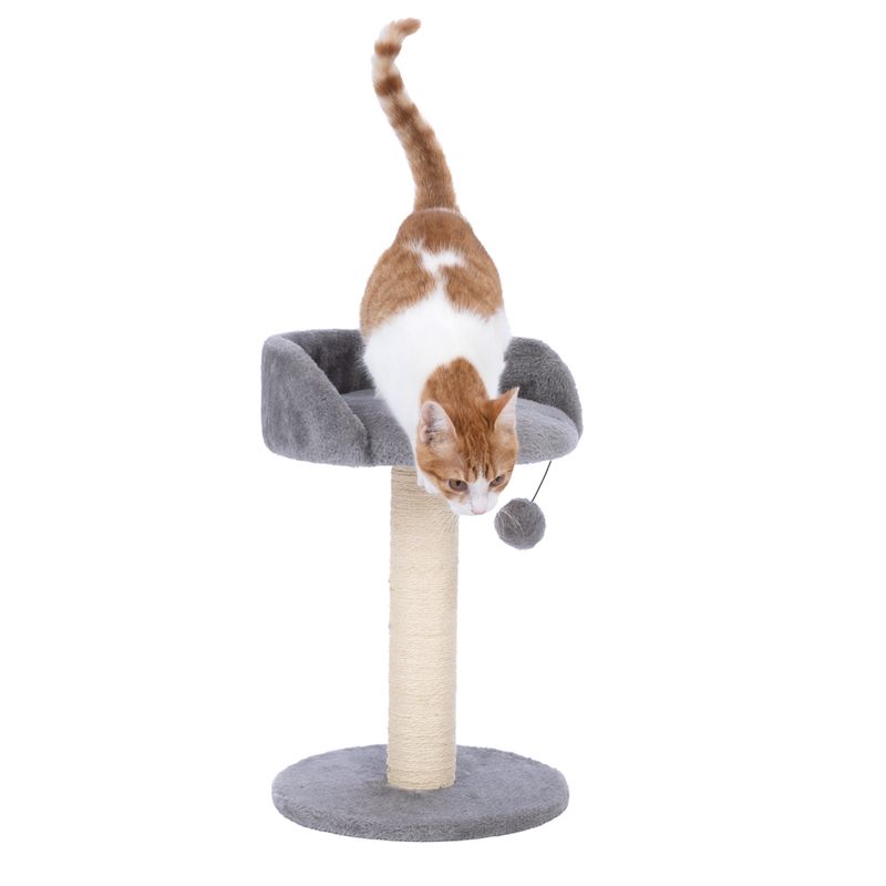 zooplus Basics Scratching Tree - X-Small Grey