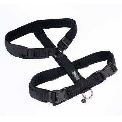 Nomad Tales Blush Harness - Ebony Size S: 37 - 53 cm chest circumference, W 15 mm