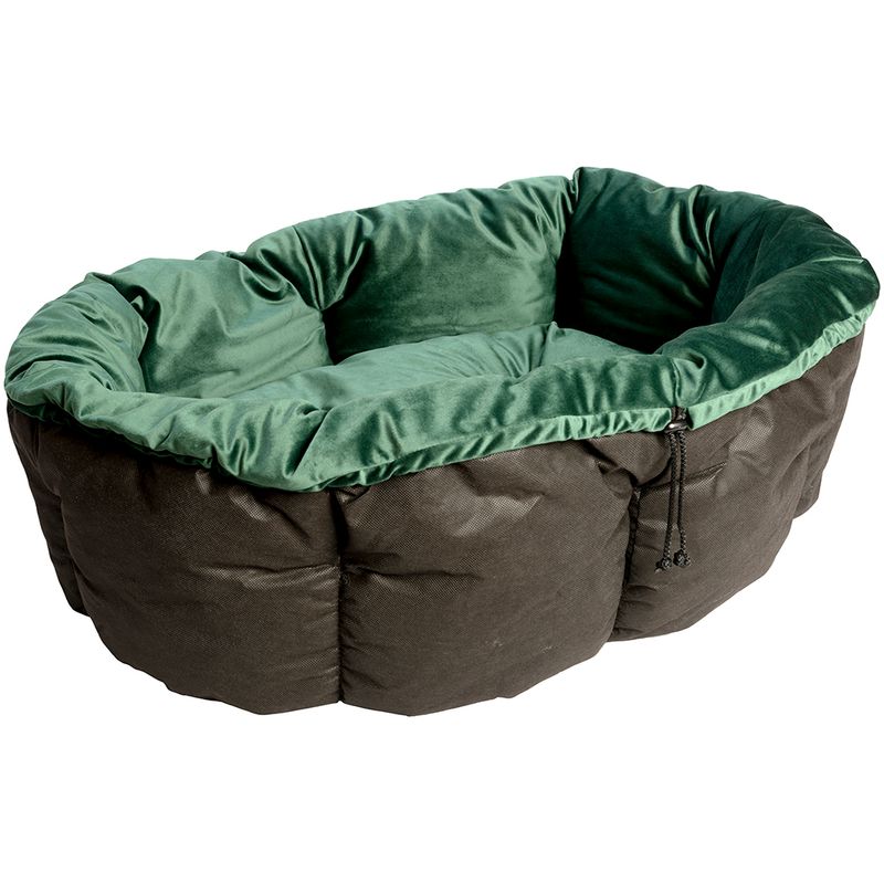 Ferplast Green Velvet Sofa Cover for Siesta Deluxe Dog Basket Size 4: 64 x 48 x 25 cm (L x W x H)
