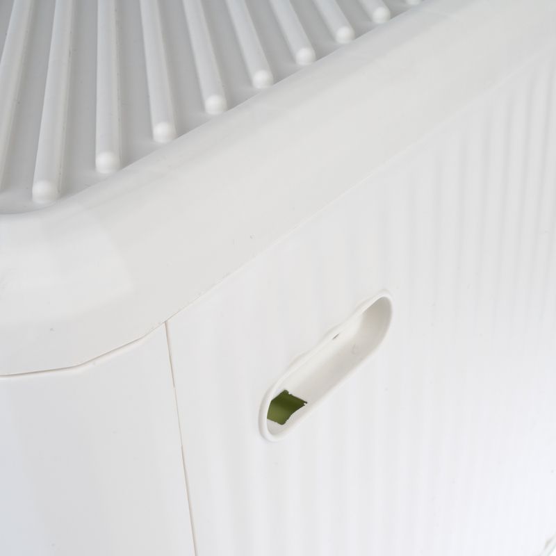 kooa Hop-In Eco-plastic Litter Box White / Mint