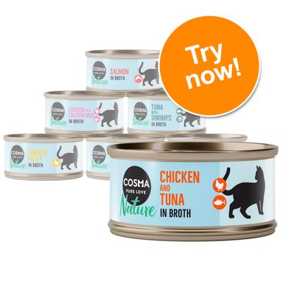 Cosma Nature Mixed Trial Pack 6 x 70g Mix 1 (6 Varieties)