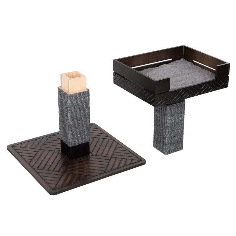 Modern Living Fergana scratching post dark brown / grey