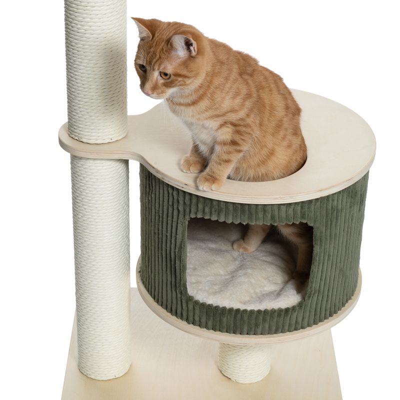 Modern Living Helsinki Scratching Tree S Army Green/Cream