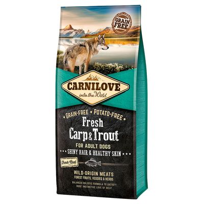Carnilove Fresh Adult carp, trout for dogs 12 kg