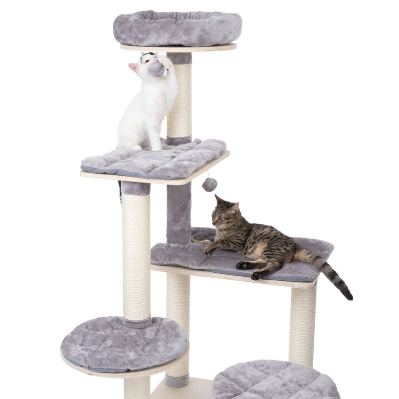 TIAKI Milo Cat Tree Light Grey