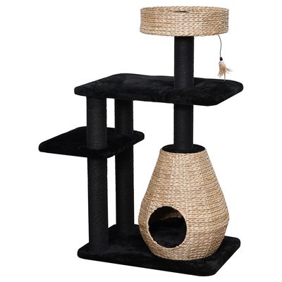 Karlie Scuro II Scratching Post Black / Natural