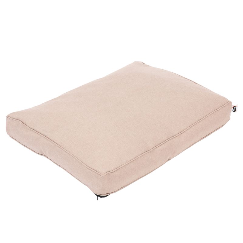 TIAKI Memory Foam Dog Mattress - Beige S: 80 x 60 x 17cm (L x W x H)