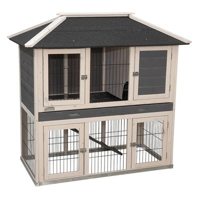 Kerbl Pets Villa Small Animal Hutch 118 x 68 x 118cm (L x W x H)