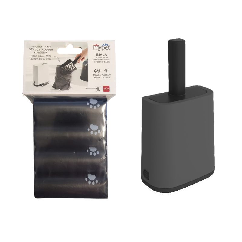 Rotho MyPet BIALA Cat Litter Tray Anthracite