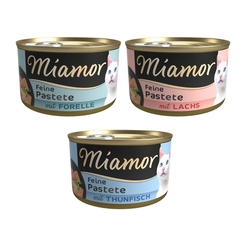 Miamor Pâté 12 x 85g Mixed Pack: Fish