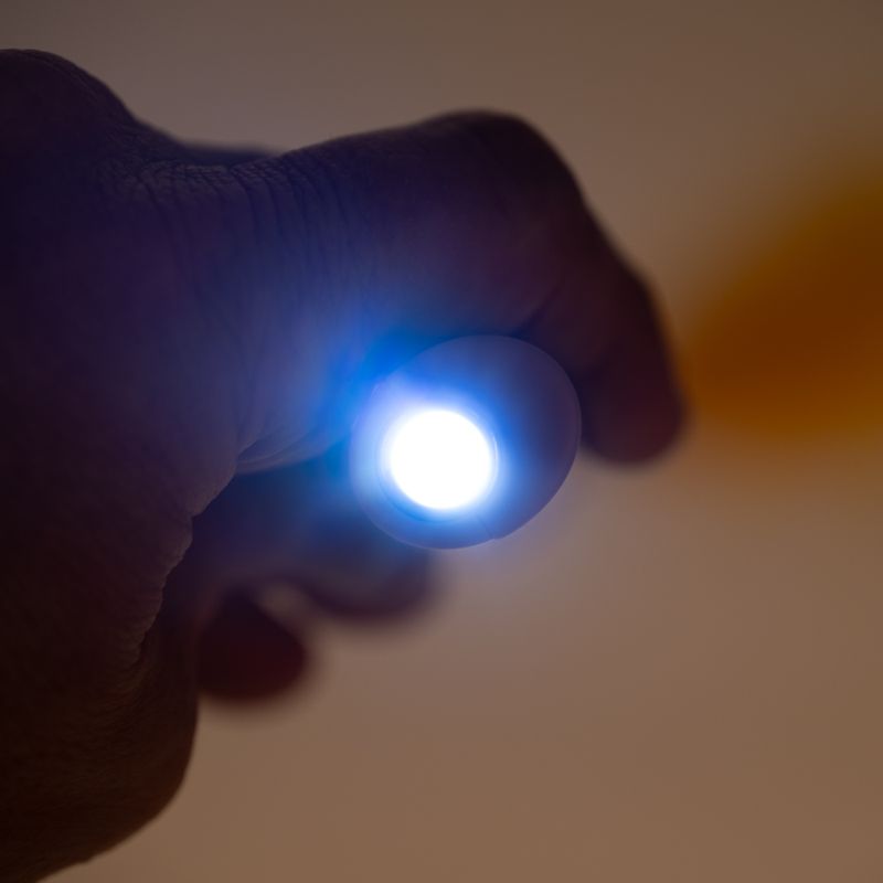 TIAKI Pompom Cat Dangler Toy with LED Pointer 1 Toy