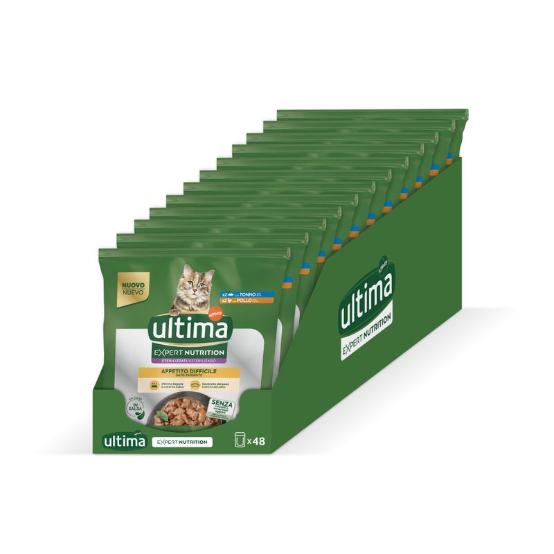 Ultima Cat Expert Nutrition Difficult Appetite Tuna & Chicken 4 x 70g