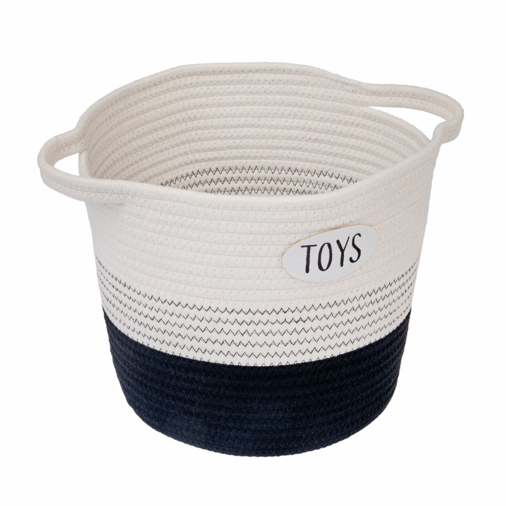 TIAKI Toy Storage Basket Diameter 27 x H 24 cm