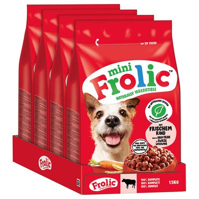 Frolic Mini with Beef 6kg (4 x 1.5kg)