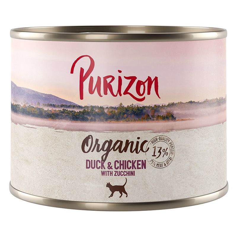 Purizon Organic Saver Pack 24 x 200g Duck & Chicken with Courgette