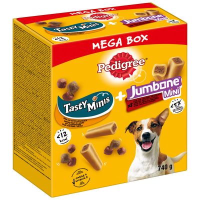 Pedigree Tasty Minis & Jumbone Mini Mega Box 740g