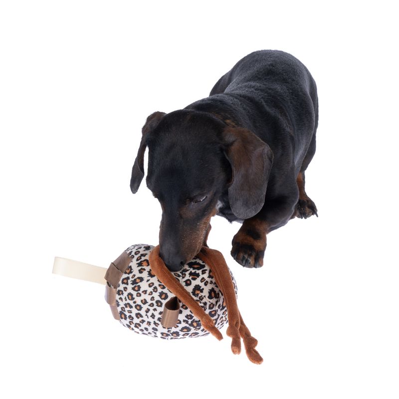 zooplus Basics Leopard Print Treat Ball 1 Treat Ball