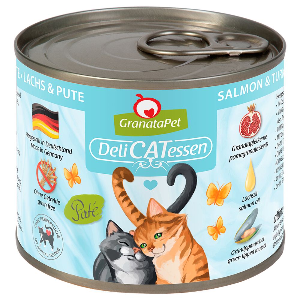 GranataPet DeliCatessen 6 x 200 g Salmon & turkey