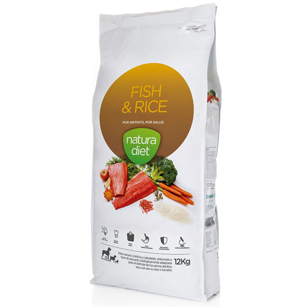 Natura Diet Adult Fish & Rice 12 kg