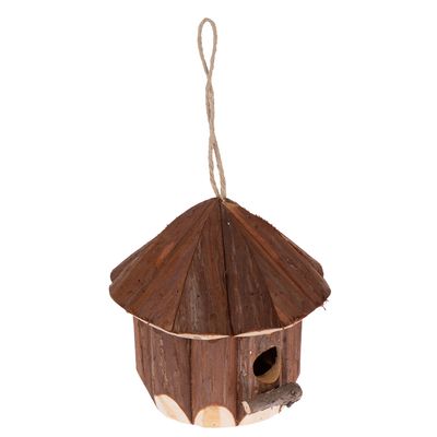 TIAKI Log Cabin Nesting Box approx. 20 x 20cm (diameter x H)