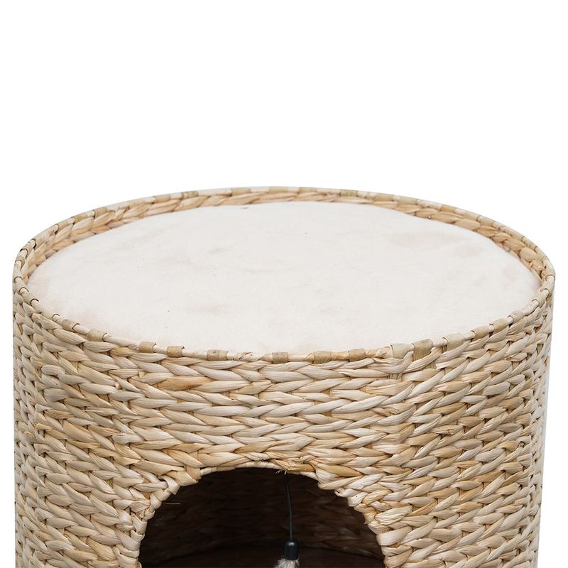 Karliel Caverna Water Hyacinth Scratching Barrel 40 x 70cm (diameter x H)